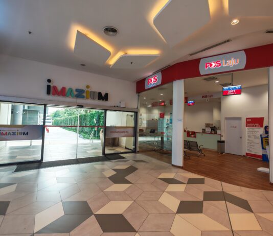 Pejabat POS The Starling Mall near IMAZIUM entrance
